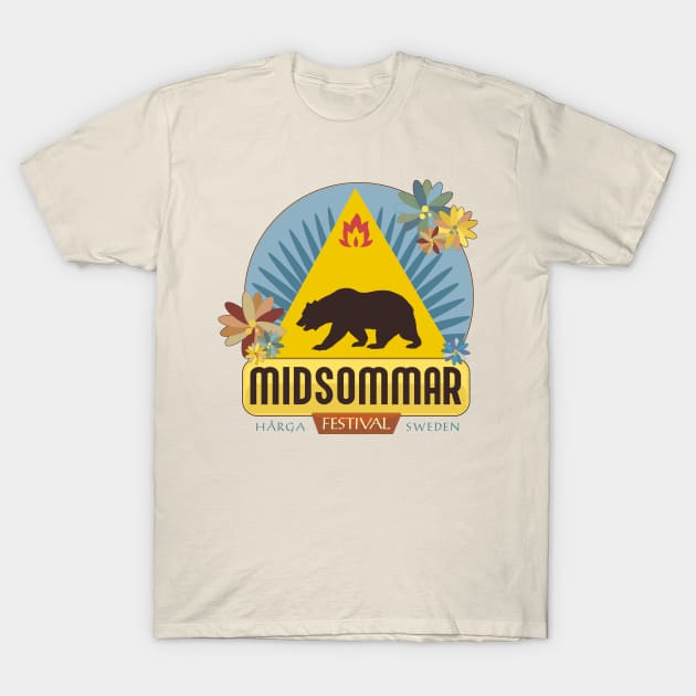 Midsommar Festival Art T-Shirt by traceygurney